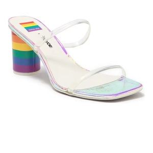 Dolce Vita x Trevor Rainbow Pride sandals